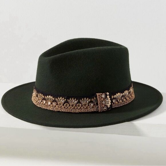 Maradji | Jim 100% Wool Felt Rancher w/ Embroidered Braid | NWT main image 4